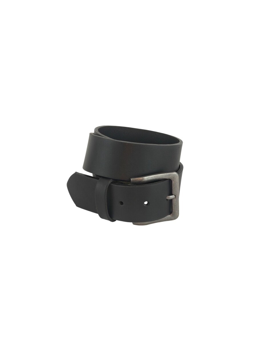 Cinturon de cuero 40 mm - Negro 
