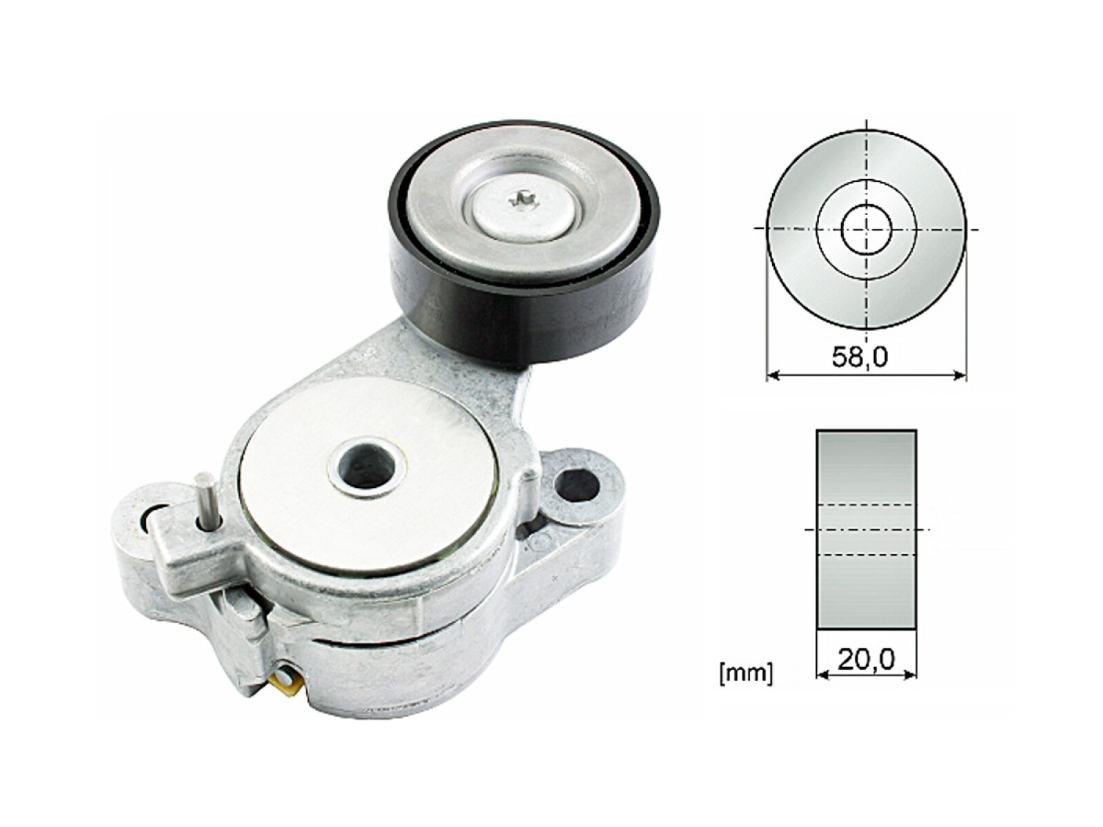 Tensor De La Correa Volks Vento 17-25 
