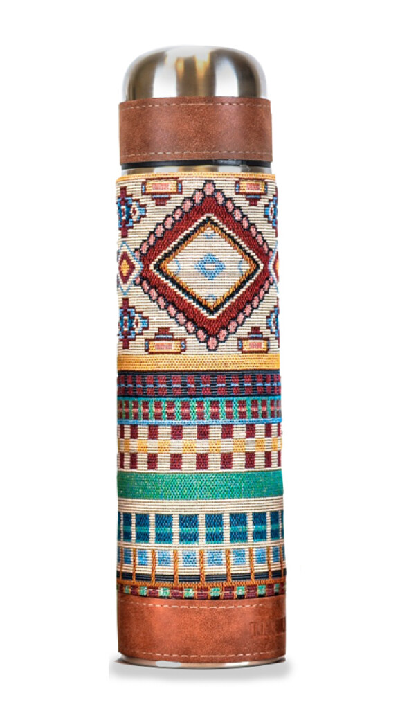 TERMO C/FAJA 1 LT. TAURO LADRILLO TELAR BOHO