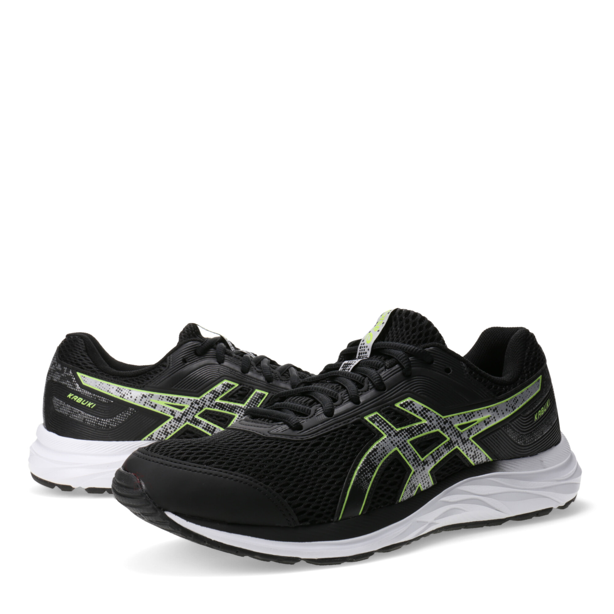 Championes de Hombre Asics Kabuki Negro Verde Stadium Sport