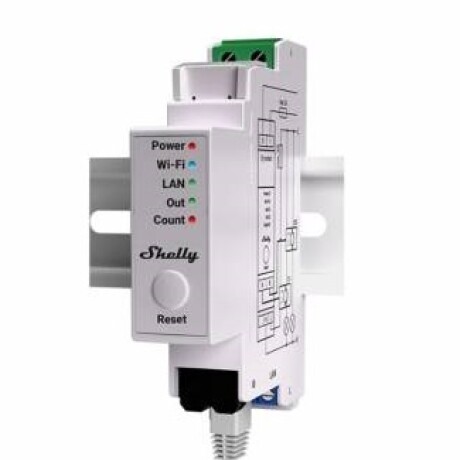 Medidor Monofasico Shelly Pro EM-50 Pm Wi-fi Din 001
