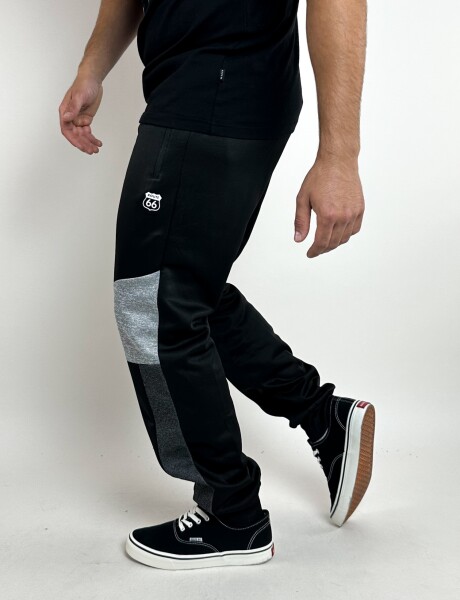 Pantalón deportivo combinado Zelio Negro