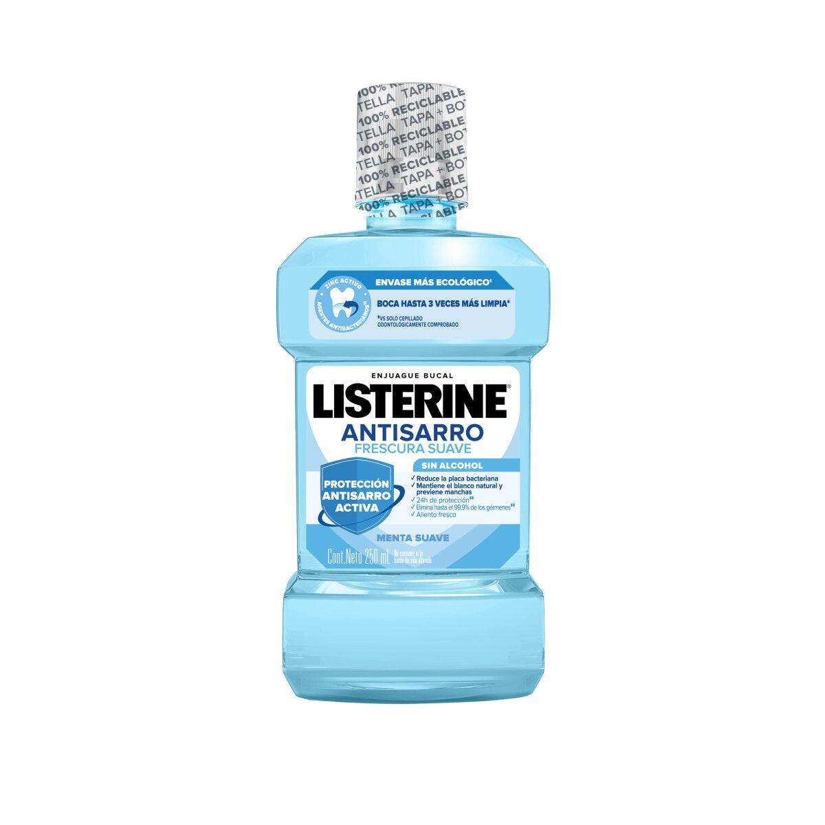 LISTERINE ANTI-SARRO ZERO FR. X 250 ML. 