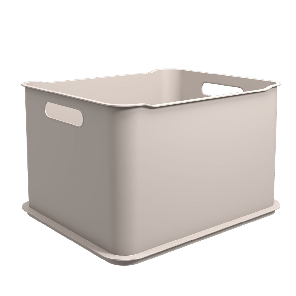 CESTO PLASTICO RECTANGULAR 38x32x23CM LIGHT GRAY COZA 