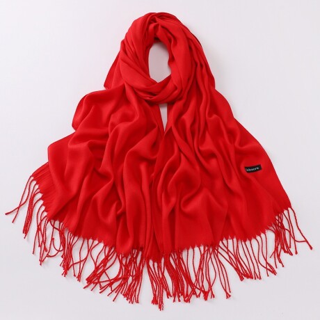 Chalina De Color Liso Rojo