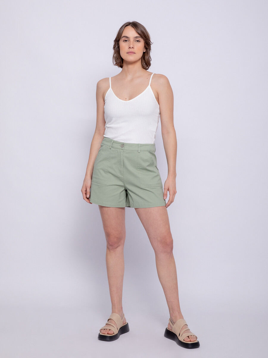 SHORT SEGOVIA - Verde Seco 