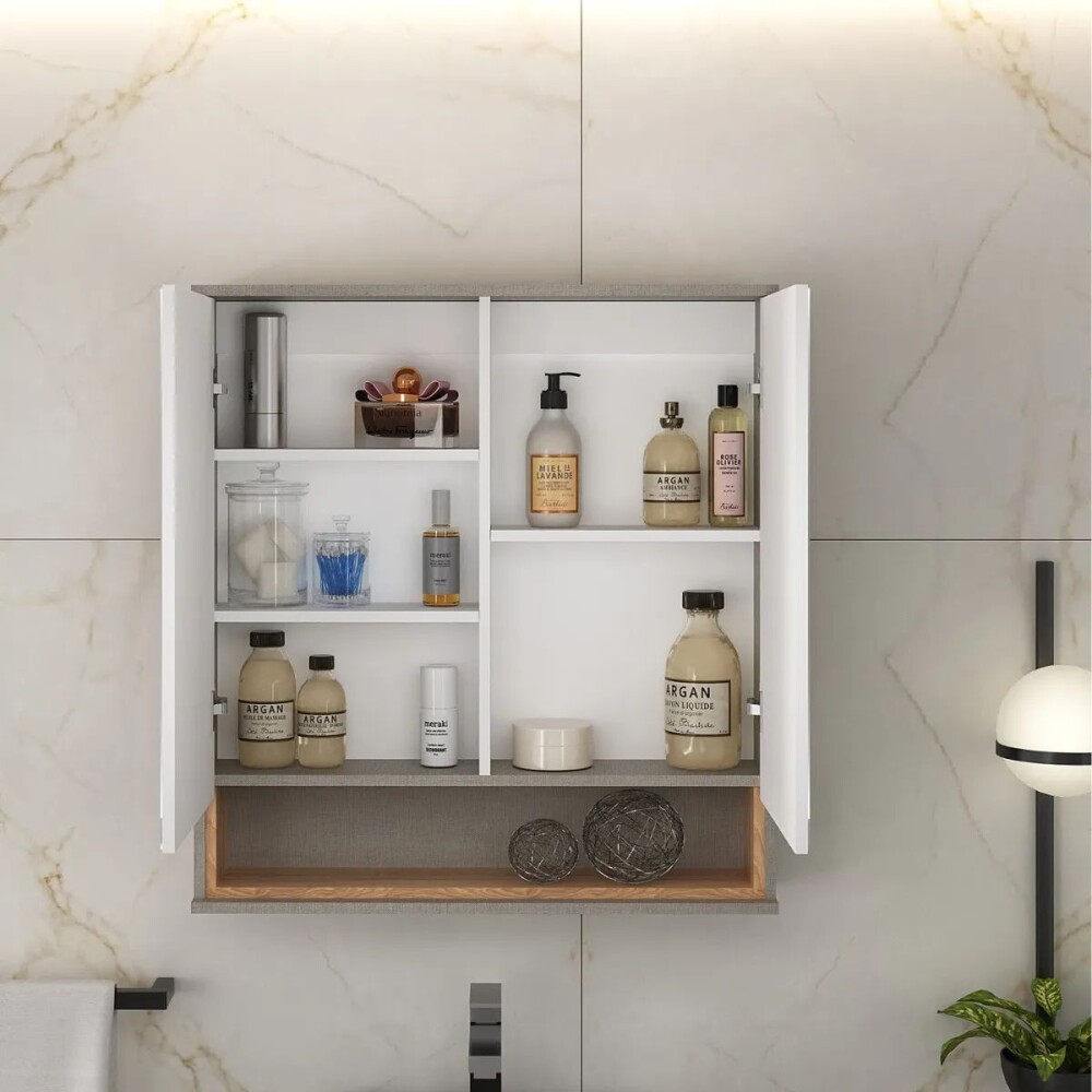 Mueble de baño Isadora 78cm Grigio Catedral botiquín Mariana Grigio con Catedral 65cm Mueble De Baño Isadora 78cm Grigio Catedral Botiquín Mariana Grigio Con Catedral 65cm