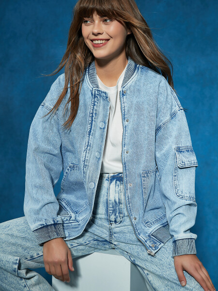 CAMPERA NOUR AZUL CLARO