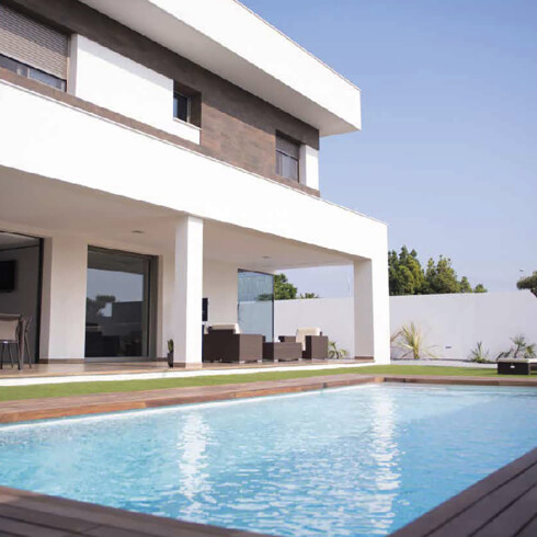 Pastilla Piscina Malla Mosaico Blanco Niebla 33.5X33.5Cm 000