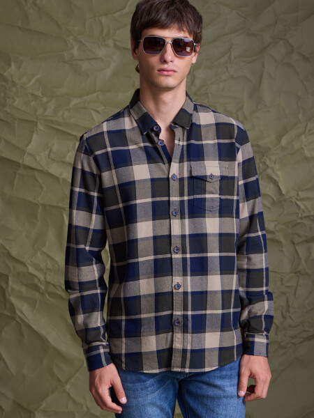 SHIRT VIRGINIA 5.0 VERDE-ECRU