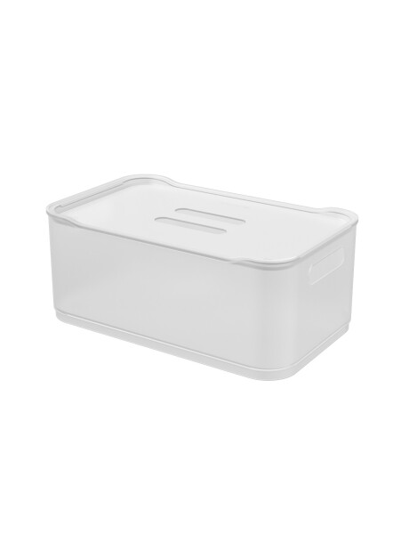 CANASTO C/TAPA PLASTICO RECT 30.5x19x12CM NATURAL CANASTO C/TAPA PLASTICO RECT 30.5x19x12CM NATURAL