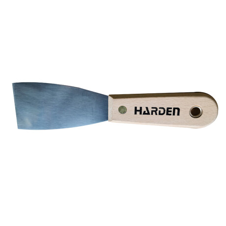 ESPATULA DE ACERO INOX 50MM MANGO MADERA PRO HARDEN ++ N/a