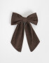 Hebillas Francesas Suede Hebilla Francesa Moño - Marron Medio