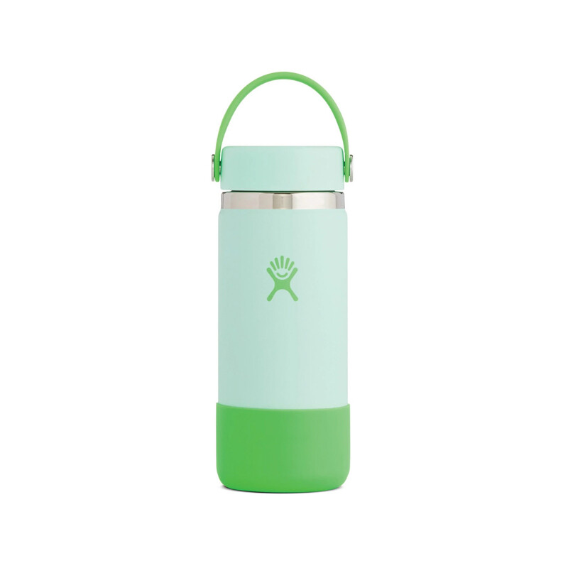 Botella 16 Oz Wide Flex Cap And Boot Seafoam Pop Green