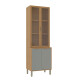 JUEGO COCINA MODULAR ARMARIO CRISTALERO MDP COLORS FREIJO FREIJO Y VERDE