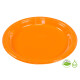 Plato Biodegradable 23cm x10Un Naranja