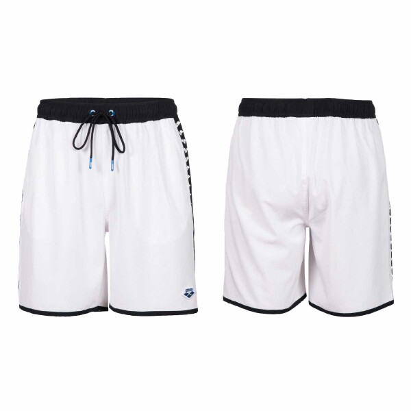 Bermuda Deportiva Unisex Arena Icons Team Stripe Blanco