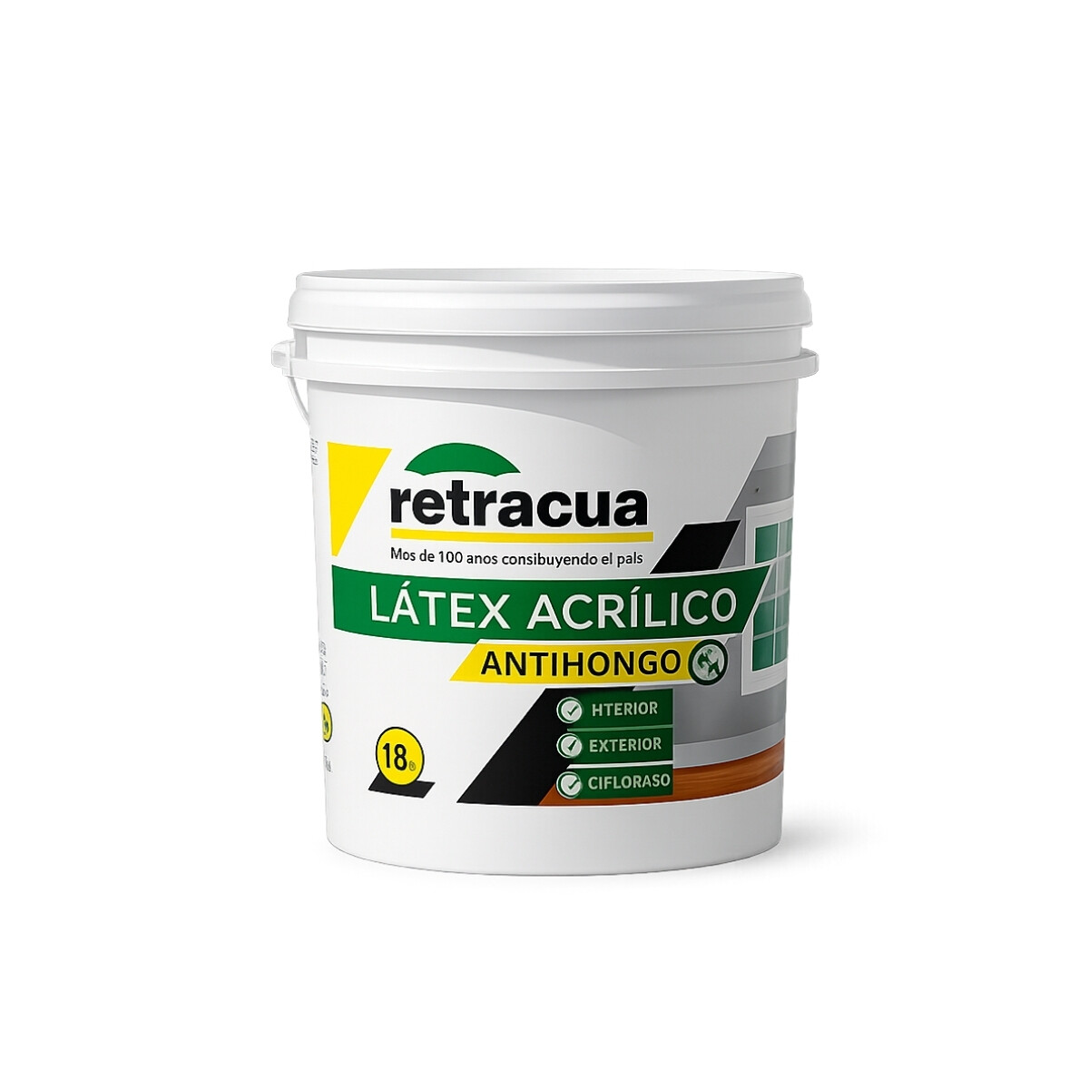 Pintura Latex Exterior Retracua 18 Lt 