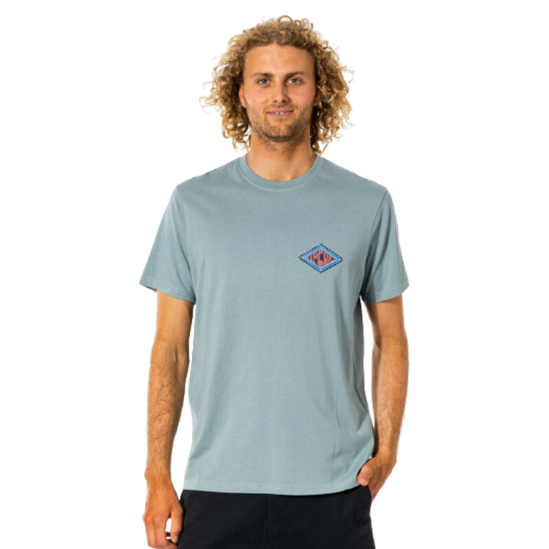 Remera MC Rip Curl SWC RUBBER SOUL TEE - Celeste Remera MC Rip Curl SWC RUBBER SOUL TEE - Celeste