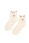 Medias Jaspeadas Beige