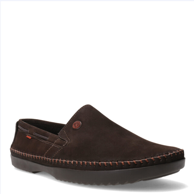 Mocasines de Hombre Freeway Casual - Logan X6 Marrón Chocolate (Nobuk)