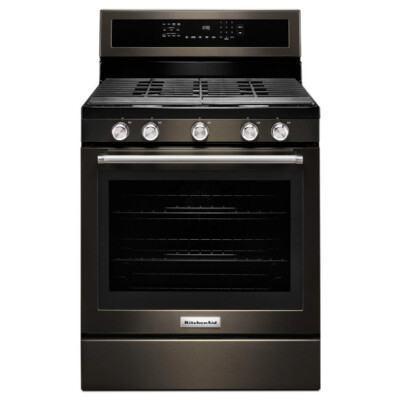 ESTUFA AL PISO KITCHENAID, 30", 5 QUEMADORES SELLADOS, A GAS 001