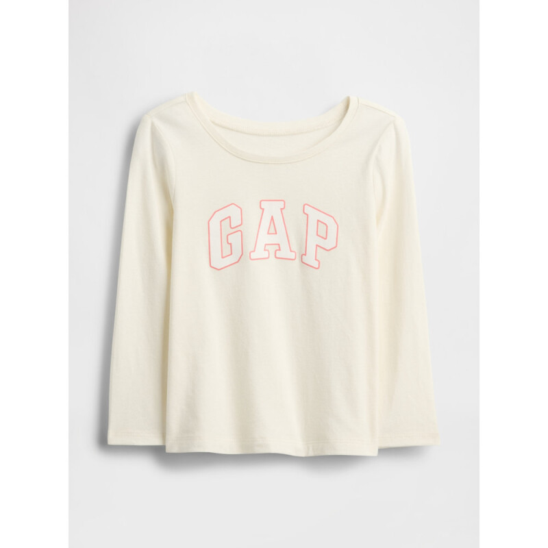 V-FRCH LS LOGO TEE IVORY FROST