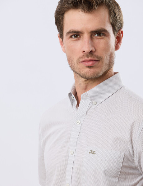 CAMISA CUADROS Gris