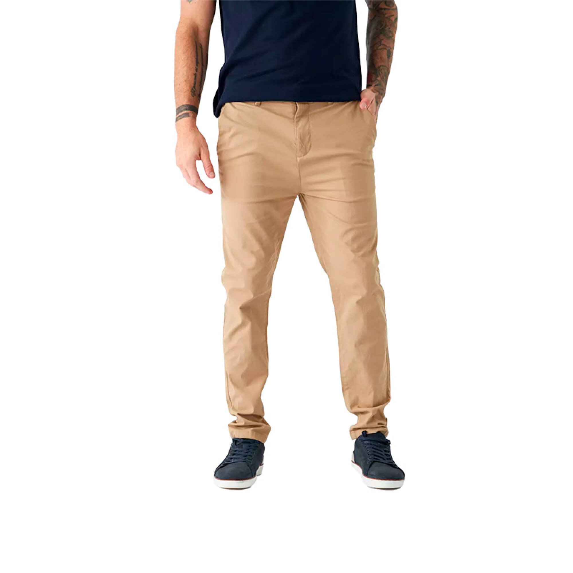 Pantalon Brooksfield Allan de Hombre 2450107I Mostaza Macri Life