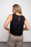 Blusa Blanca Negro