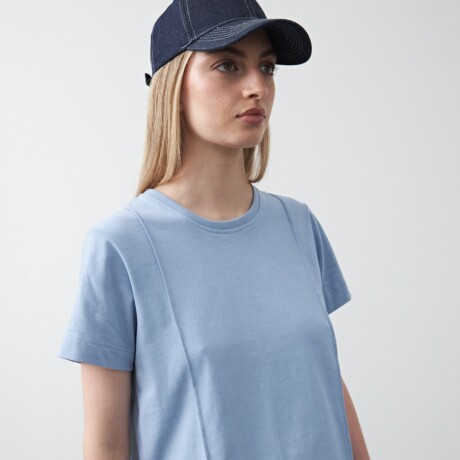 REMERA PADELLA Celeste