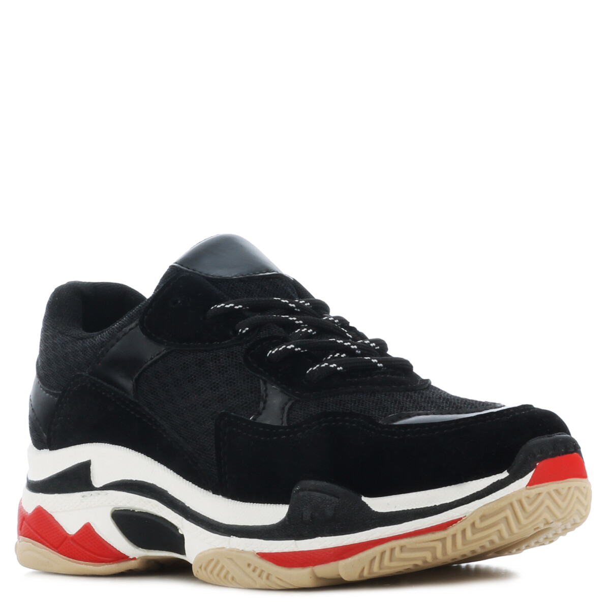 Deportivo chunky MAREN acordonado con recortes Miss Carol Black