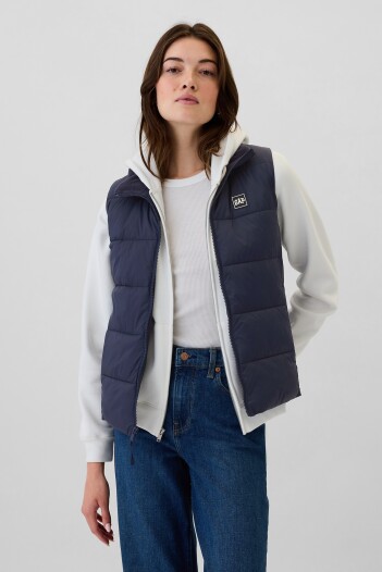 Chaleco Logo Gap Mujer Navy Uniform