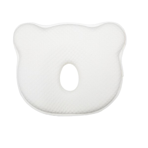 Almohada anti cabeza plana BUBA OSO blanco