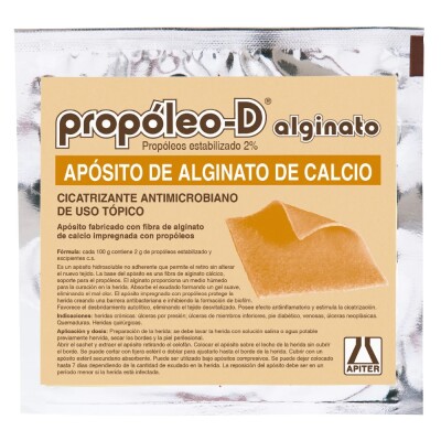 Apósito Propoleo D Alginato 10x10 1 Ud. Apósito Propoleo D Alginato 10x10 1 Ud.