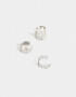 Bijou Cuff Set De Earcuffs - Plateado