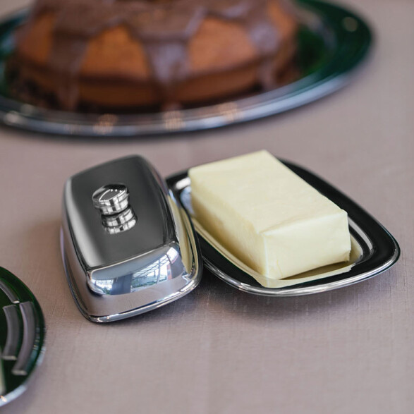 Mantequera con tapa modelo SERVICE, 200x115mm. TF1440