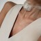 CHOKER FLEUR TUL OFF WHITE