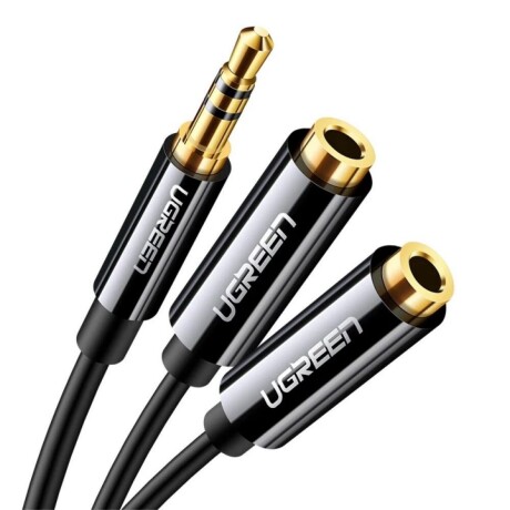 Ugreen Adaptador Audio 3,5 Macho a 2 3,5 Hembra 001
