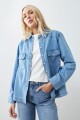 Camisa de jean jean claro