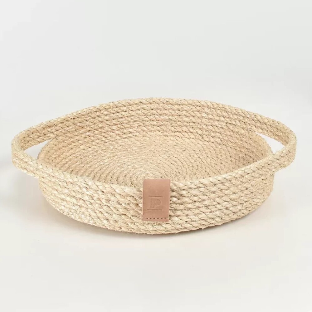 Bandeja de Fibra Natural Yute 32 cm Diam