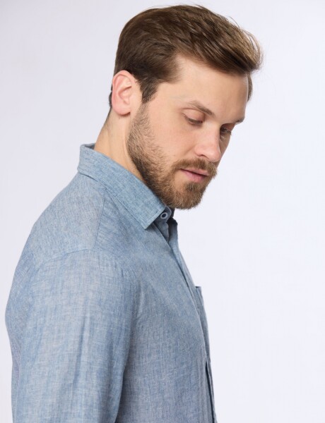 CAMISA DE LINO Denim