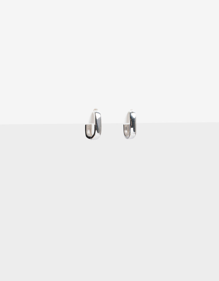 Aros Argollas Metal Aros Argollas Plata 925 - Plateado