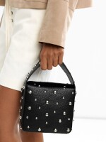 Bolso De Mano De Tachuelas negro