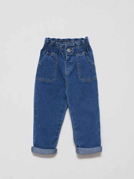 Pantalón baggy de jean Azul oscuro