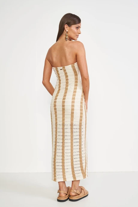 Vestido Luiza Beige