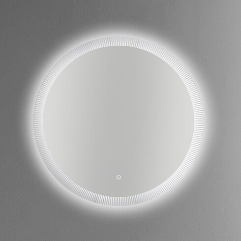 Espejo Frameless 70X70 Anticorrosion Con Luz Led Y Sensor One Touch 000