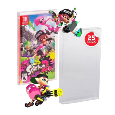 25 Protectores Plásticos Para Caja De Juego De Nintendo Switch *No incluye juego* 25 Protectores Plásticos Para Caja De Juego De Nintendo Switch *No incluye juego*