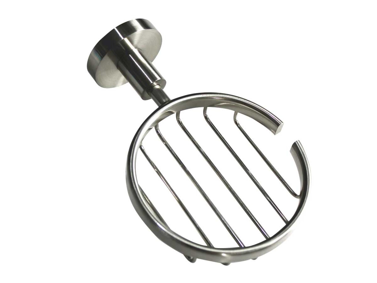 Jabonera Rejilla Metal Linea Roma Color Brush Nickel 