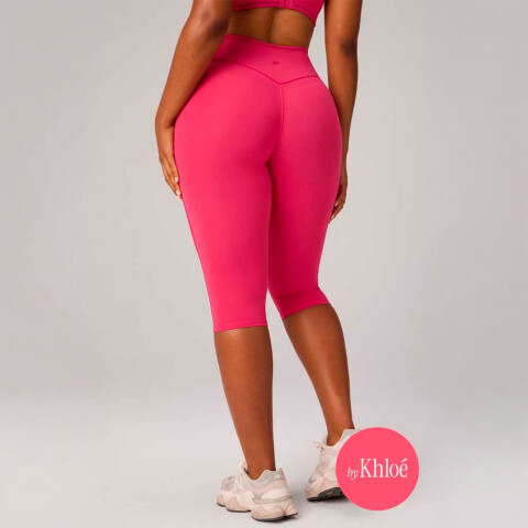 Legging The No-Seam Pureluxe Tlc High-Waisted Capri Mujer Berrylicious/lush Berry
